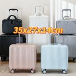 1101 Small carry-on suitcase, with spinner wheels, silent design, child-friendly combination lock, travel suitcase, serial number M45718