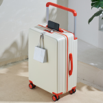 1105 New wide-handle carry-on women's suitcase, lightweight, multi-functional travel suitcase, large capacity, item number 9114. - Image 4