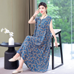 1010 2026 New Summer Cotton Dress for Women, Long, Plus Size, Loose Fit, Item No. 5293 - Image 10