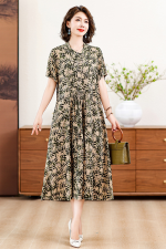 1102 Women's Silk Dress 2026 Summer New Style Outerwear Cotton Loose Artificial Cotton Dress Seria.l number 062128 - Image 8