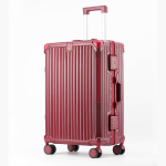1016 Women's carry-on aluminum frame suitcase, business style, TSA lock, 26-inch trolley case, student model, item number 2305 - Image 5