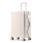 1016 Women's carry-on aluminum frame suitcase, business style, TSA lock, 26-inch trolley case, student model, item number 2305 - Image 3
