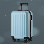 1020 Solid color adult suitcase with universal wheels, combination lock, large capacity, carry-on travel suitcase, serial number 3416 - Image 5