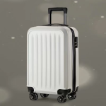 1020 Solid color adult suitcase with universal wheels, combination lock, large capacity, carry-on travel suitcase, serial number 3416 - Image 7