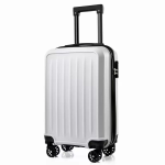 1018 PP material suitcase, solid color, high-value trolley case, combination lock, large capacity carry-on suitcase, travel case number 866732 - Image 9