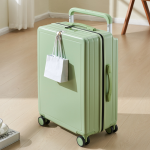 1105 New wide-handle carry-on women's suitcase, lightweight, multi-functional travel suitcase, large capacity, item number 9114. - Image 8