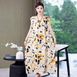 1010 2026 New Summer Cotton Dress for Women, Long, Plus Size, Loose Fit, Item No. 5293 - Image 7