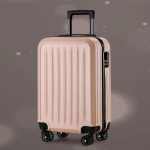 1020 Solid color adult suitcase with universal wheels, combination lock, large capacity, carry-on travel suitcase, serial number 3416 - Image 6