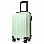 1018 PP material suitcase, solid color, high-value trolley case, combination lock, large capacity carry-on suitcase, travel case number 866732
