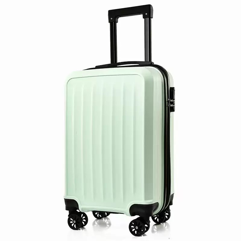 e57faac414c1ee2c242c2f5fdd5f1df8 1018 PP material suitcase, solid color, high-value trolley case, combination lock, large capacity carry-on suitcase, travel case number 866732 - Image 1