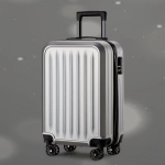 1020 Solid color adult suitcase with universal wheels, combination lock, large capacity, carry-on travel suitcase, serial number 3416 - Image 3