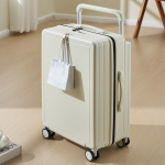 1105 New wide-handle carry-on women's suitcase, lightweight, multi-functional travel suitcase, large capacity, item number 9114. - Image 6